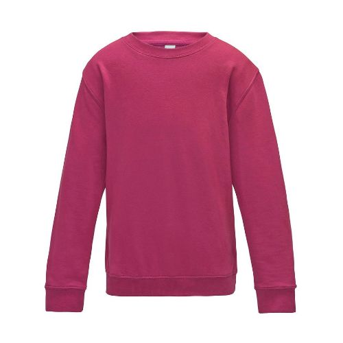 Awdis Just Hoods Kids Awdis Sweatshirt Hot Pink